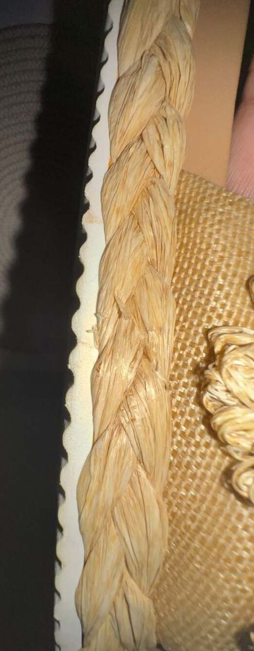 Prada Natural Raffia Floral Puff Espadrille Slide Sandals - Picture 7 of 11